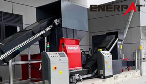 苏州某制药公司定制医疗垃圾破碎机案例