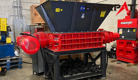 浙江某橡塑制品公司定制单轴撕碎机案例