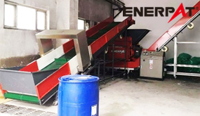 泰兴某水果厂定制果蔬垃圾破碎机案例