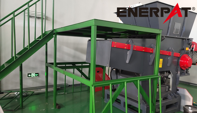 北京生态岛与恩派特蓝桶破碎机合作案例