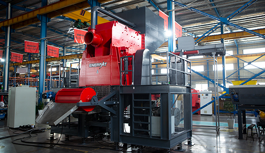 恩派特轮毂破碎机 促进废金属回收再生工具