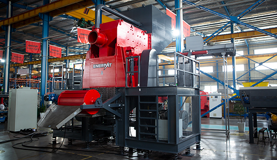 恩派特汽车轮毂撕碎机助力废铝高价值回收