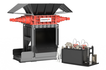 液压废钢破碎机