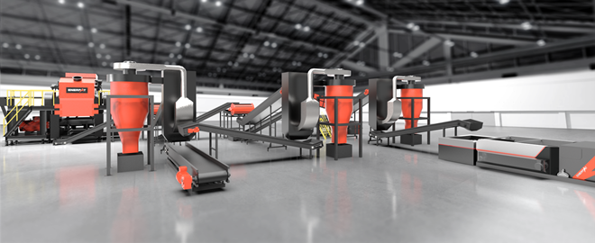 杂铝/铸铝破碎分选解决方案