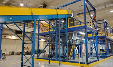 安徽某新能源股份公司定制三元锂电池破碎分选案例