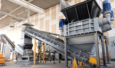 湖南某锂电循环科技公司破碎锂电池极片案例