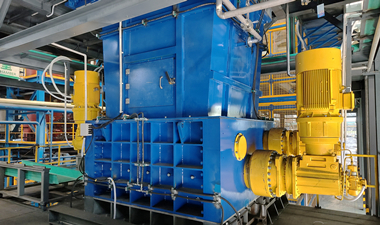 湖北某新材料股份公司破碎锂电池极片案例