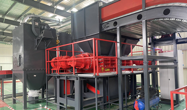 山西某铝罐回收公司定制废铝罐破碎线案例