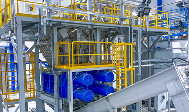  苏州某环保科技公司定制汽车动力电池破碎分选案例